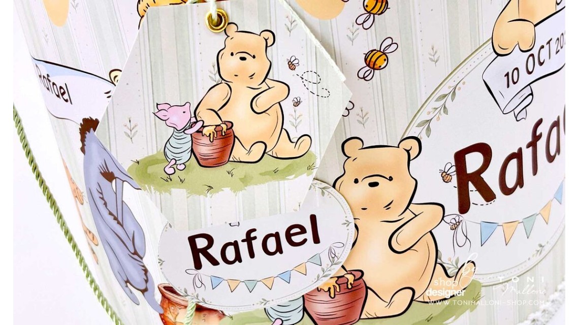 Trusou Botez Băiat Winnie the Pooh Ursulețul Personalizat 8